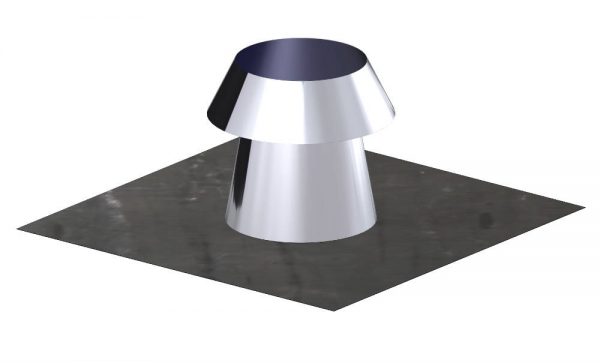 Dinak DW Twin Wall Stainless Steel Flat Roof Flashing
