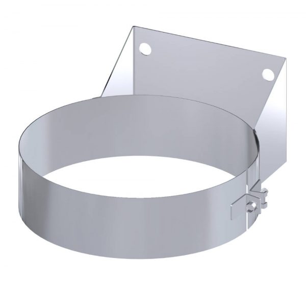Dinak DW Twin Wall Stainless Steel Flat Wall Support