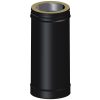 Dinak DWN Twin Wall Stainless Steel Black 440mm (500mm) Straight Length
