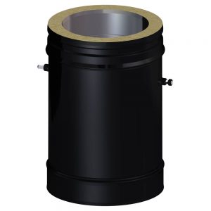 Dinak DWN Twin Wall Stainless Steel Black Draught Regulator