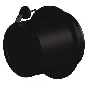 Dinak DWN Twin Wall Stainless Steel Black Draught Stabiliser