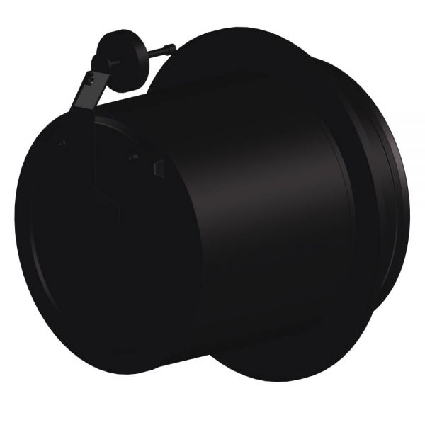 Dinak DWN Twin Wall Stainless Steel Black Draught Stabiliser