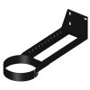 Dinak DWN Twin Wall Stainless Steel Black Flat Cuttable Long Wall Support 250-430mm