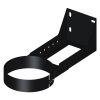 Dinak DWN Twin Wall Stainless Steel Black Flat Cuttable Short Wall Support 100-250mm