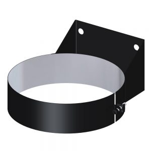 Dinak DWN Twin Wall Stainless Steel Black Flat Wall Support