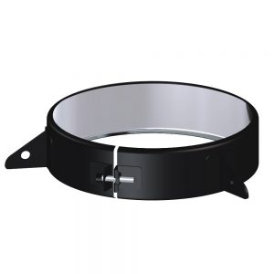 Dinak DWN Twin Wall Stainless Steel Black Guide Wire Bracket