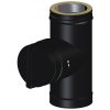 Dinak DWN Twin Wall Stainless Steel Black Inspection Tee