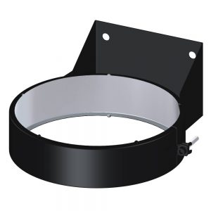 Dinak DWN Twin Wall Stainless Steel Black Wall Support