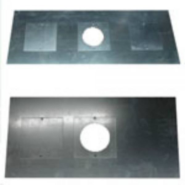 Custom Made Laser Cut Register Plate (Painted Black)